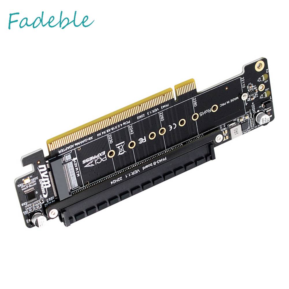 Thẻ Mở Rộng PCIe X16 Sang X8 + X4 + X4 2280 / 2260 / 2242 / 2230 SSD