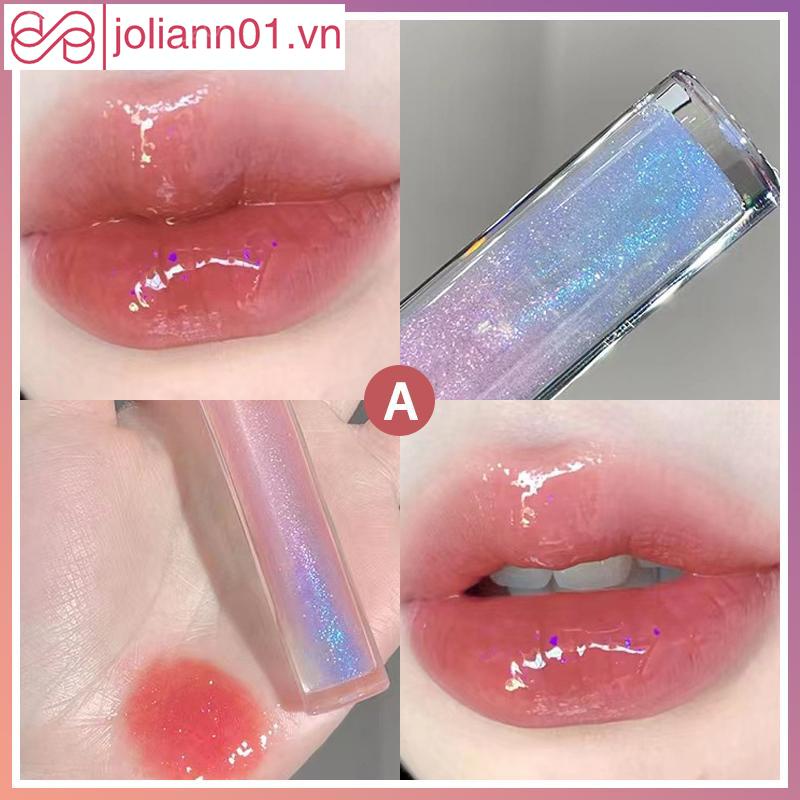 🎐Joliann🎐Water Gloss Lip Gloss Dưỡng ẩm lâu dài Lip Glaze Non Stick Cup Lip Glaze trong suốt