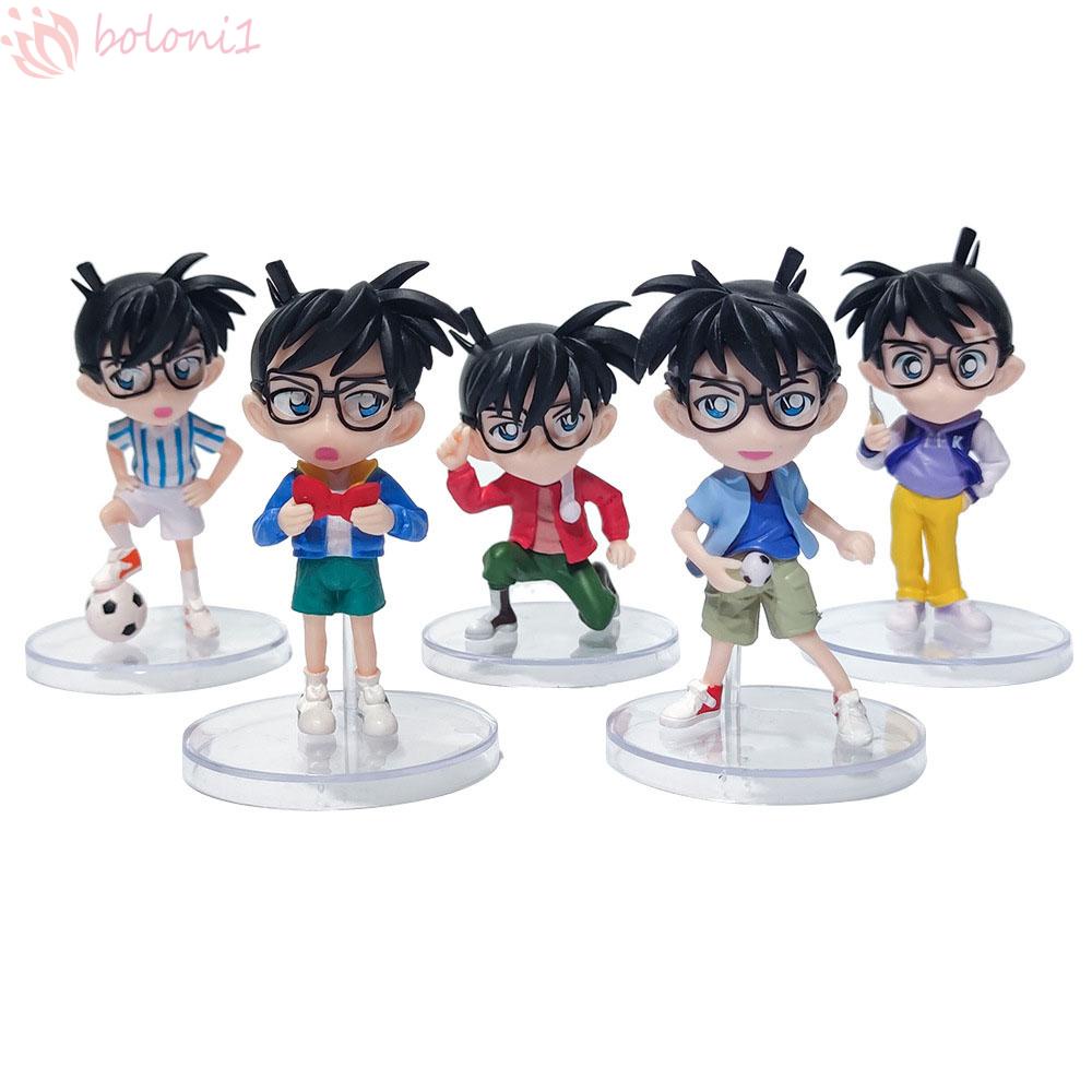 Bộ 5 Mô Hình Nhân Vật Thám Tử Conan Bằng PVC