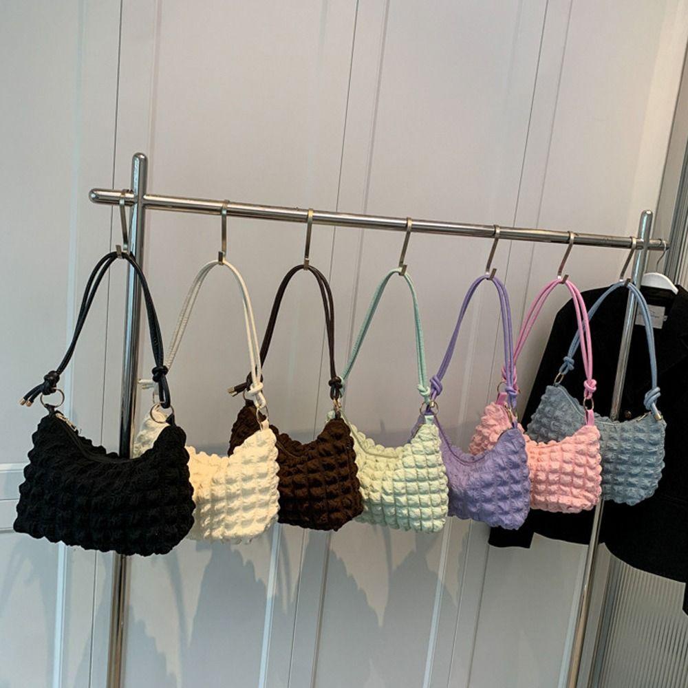 Túi Tote Đeo Vai Họa Tiết Sọc Thanh Lịch Phong Cách Hàn Quốc Cho Nữ