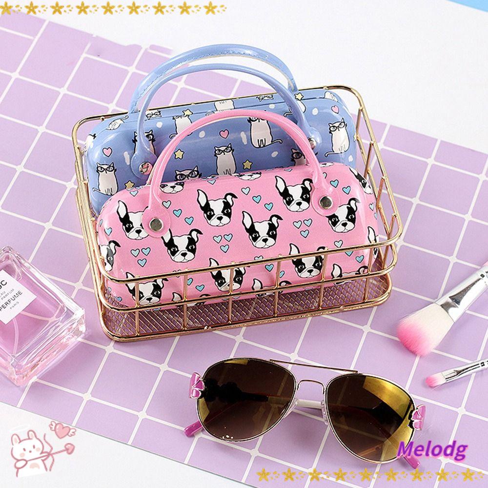 Túi Đựng Mắt Kính Cầm Tay Bằng Da PU Họa Tiết Hoạt Hình