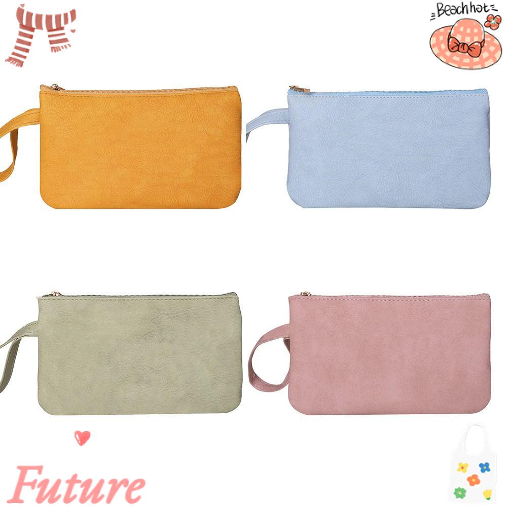 Túi Đựng Mỹ Phẩm / Son Môi / Tiền Xu Bằng Da PU Tiện Dụng Mang Theo Du Lịch