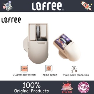 Lofree 0e909 chuột kết nối bluetooth ba kết nối có dây / không dây màn hình oled dpi