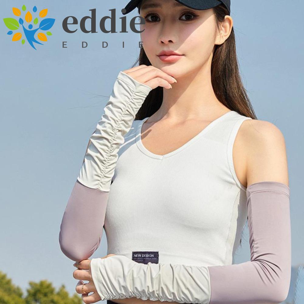 Găng Cánh Tay Chống Nắng Chống Trượt Bằng Lụa Lạnh Thoáng Khí Bảo Vệ 26Eddie