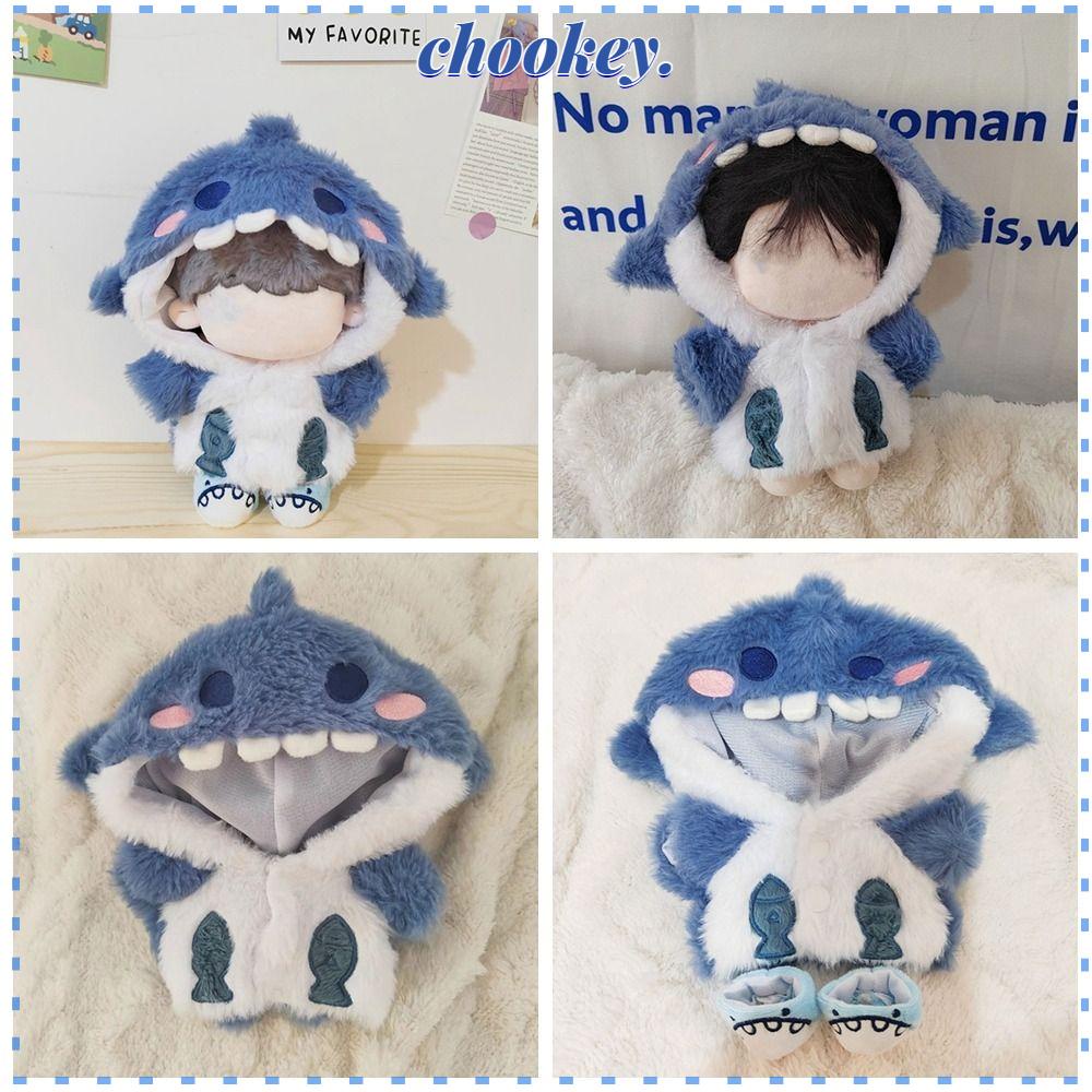 CHOOKEY Áo Khoác Họa Tiết Hoạt Hình Xinh Xắn Cho Búp Bê 20cm