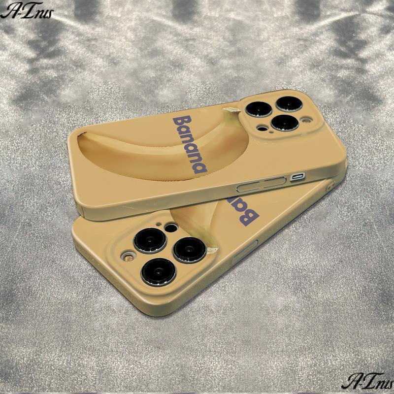 Ốp Điện Thoại Chống Sốc In Hình Quả Chuối Đơn Giản Cho Iphone 14Pro 1211 Max 786In13 plus