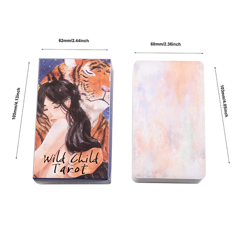 Wild Child Tarot Card Prophecy Divination Deck Family Party Board Game Beginners Cards Fortune Telling Game