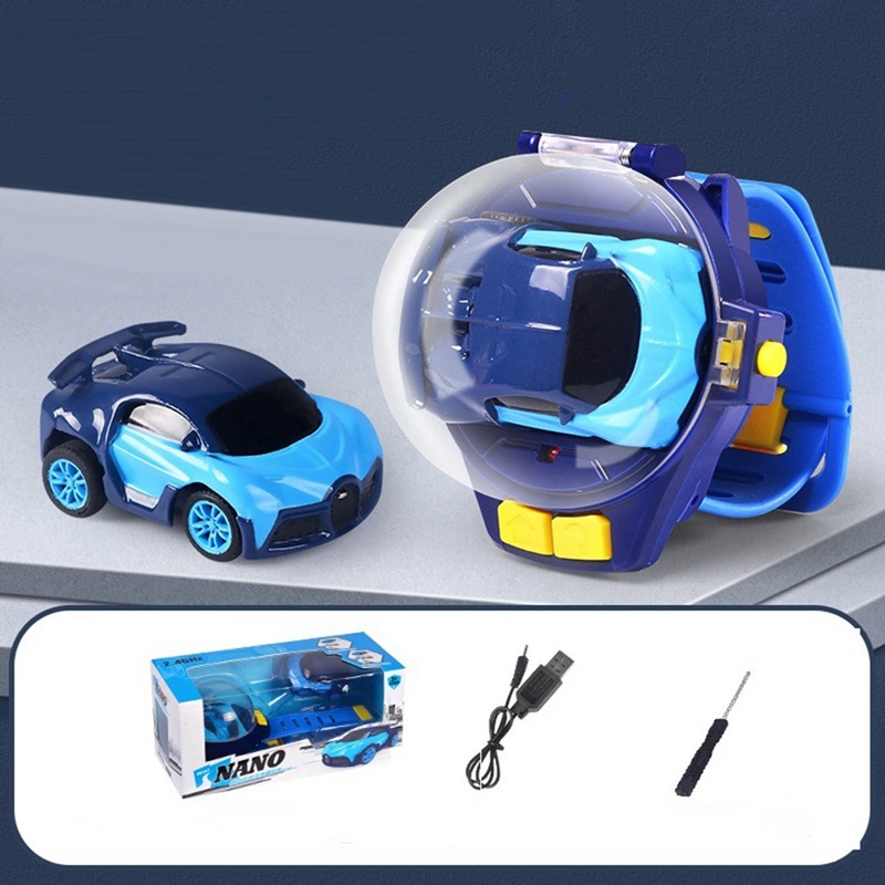 Đồ Chơi Xe Hơi Đồng Hồ Điều Khiển Từ Xa Sạc USB Mini Cho Trẻ Em