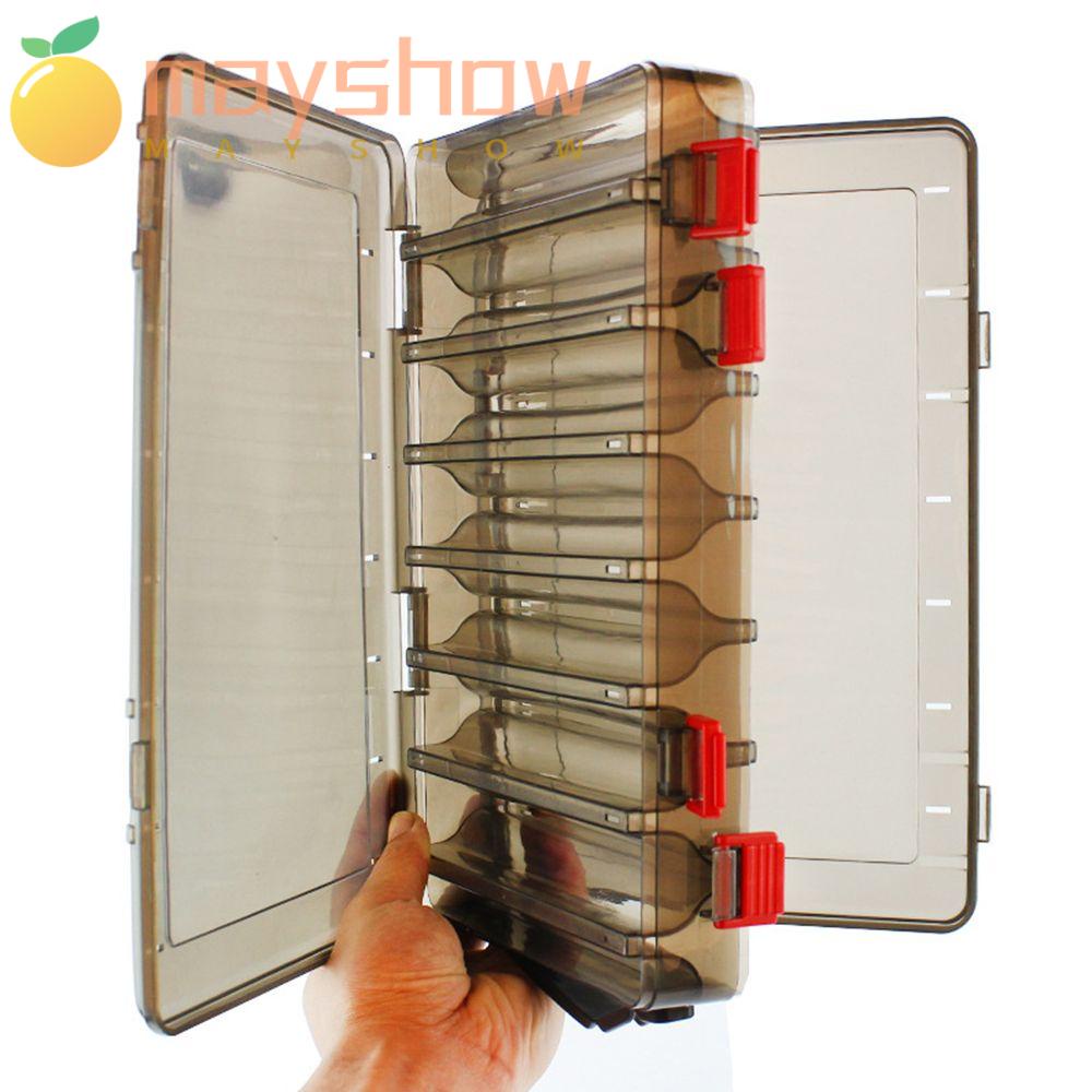 Hộp Đựng Phụ Kiện Câu Cá Bằng Nhựa Hình Vuông Hai Mặt Tiện Dụng