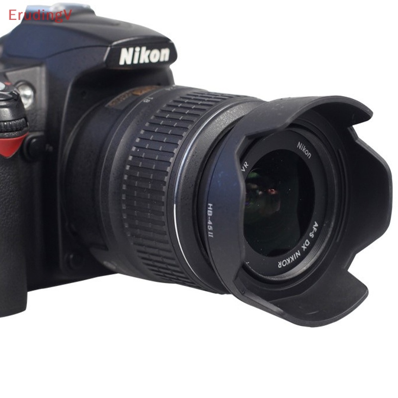Loa Che Nắng HB-45II HB 45II HB-45 II 52mm 52mm Chuyên Dụng Cho Thấu Kính Nikon D3200 D3100 D5100 D5200 18-55mm