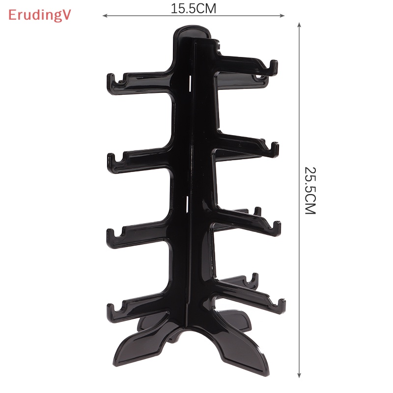 [ErudingV] Giá Đỡ Trưng Bày Mắt Kính 4 Tầng Bằng Nhựa Trong Suốt Sáng Tạo Và Thiết Thực [Mới]
