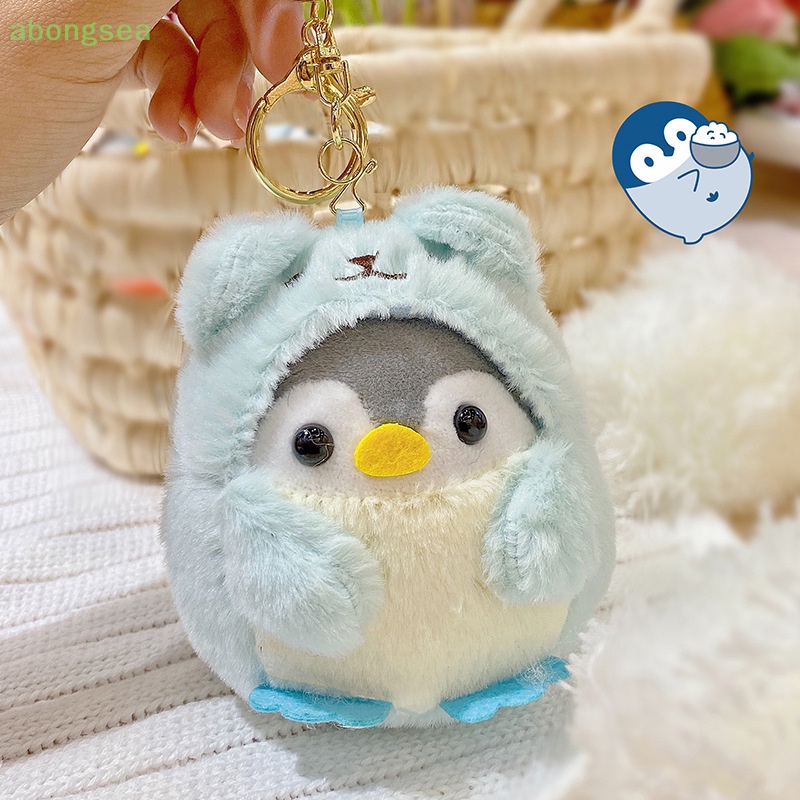 Móc Khóa Hình Chim Cánh Cụt Nhồi Bông Đáng Yêu