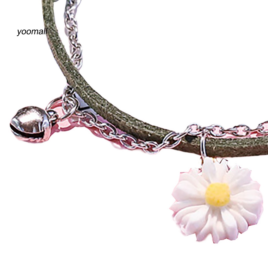 Vòng Đeo Tay Hai Lớp Họa Tiết Hoa Cúc Thời Trang Dành Cho Nữ