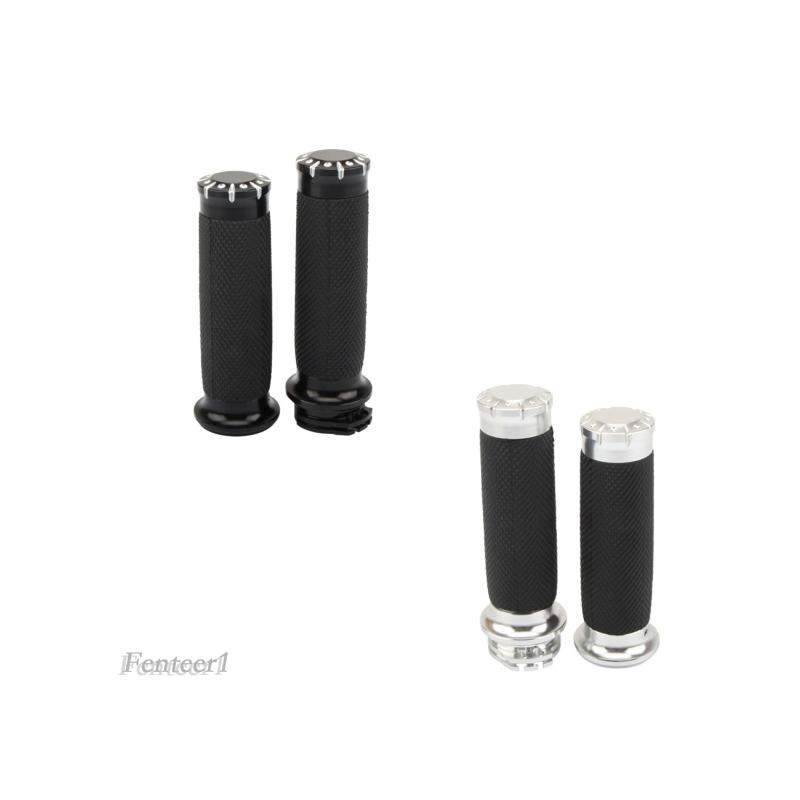 Vỏ Bọc Tay Cầm Xe Máy Màu Đen Chống Trượt 25mm Fenteer1