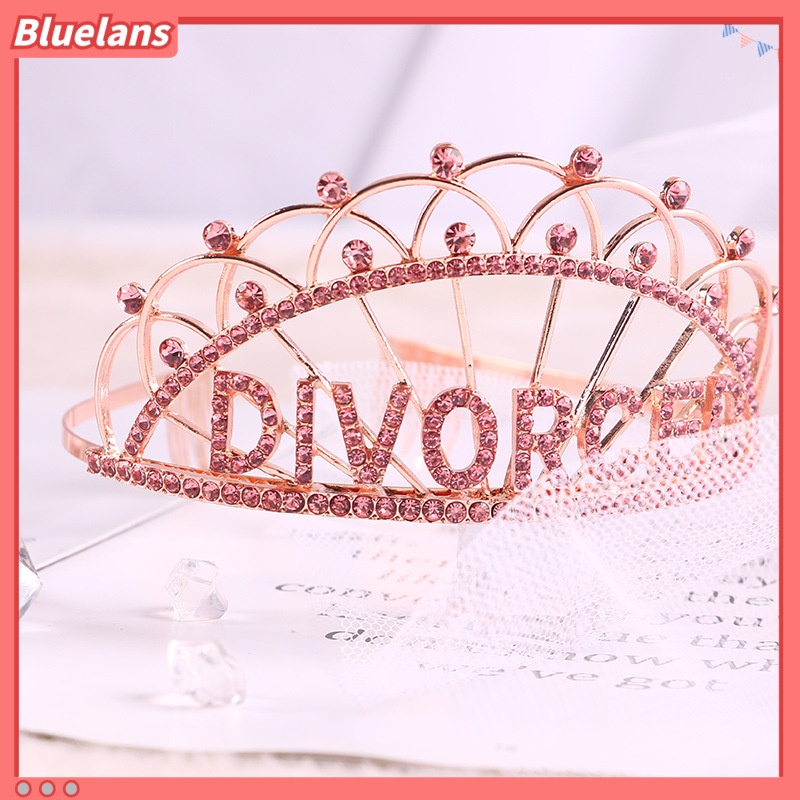 Băng Đô Hình Vương Miện Đính Đá Thời Trang Dành Cho Nữ