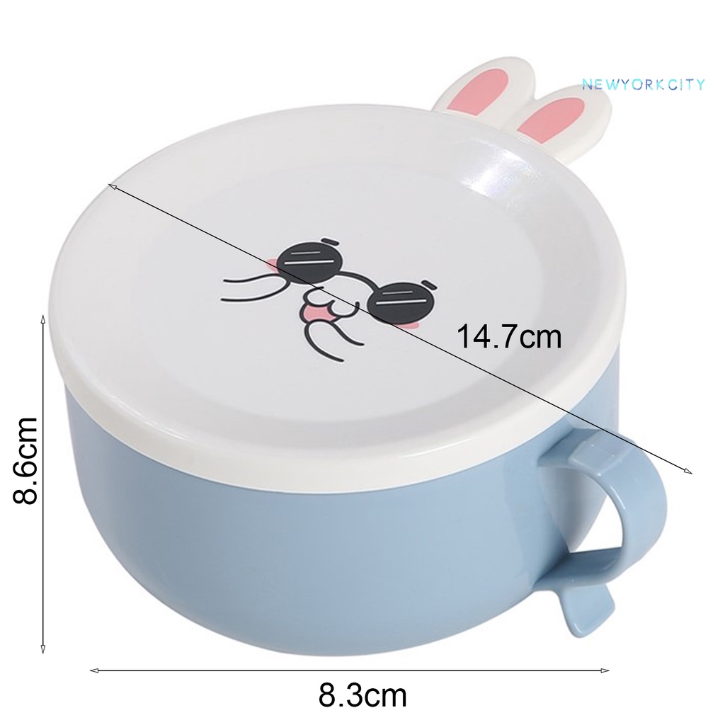 Bát Ăn Cơm Hai Tầng Bằng Thép Không Gỉ Tái Sử Dụng Tiện Lợi Dành Cho Nhà Bếp