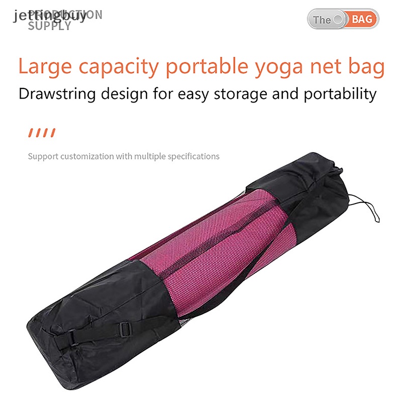 Túi lưới JETTING chất liệu dày dặn tiện dụng đựng thảm tập yoga