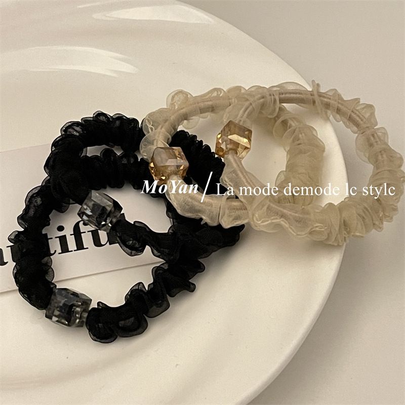 Dây Buộc Tóc Cao Su Organza Phong Cách Mới Cho Nữ