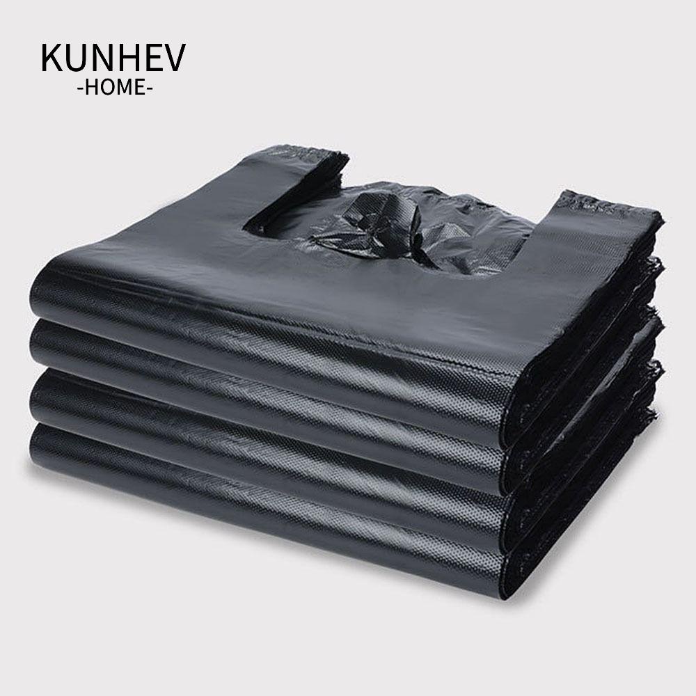 KUNHEV Set 100 Túi Nhựa Mua Sắm 12x20inch Có Tay Cầm Tiện Dụng