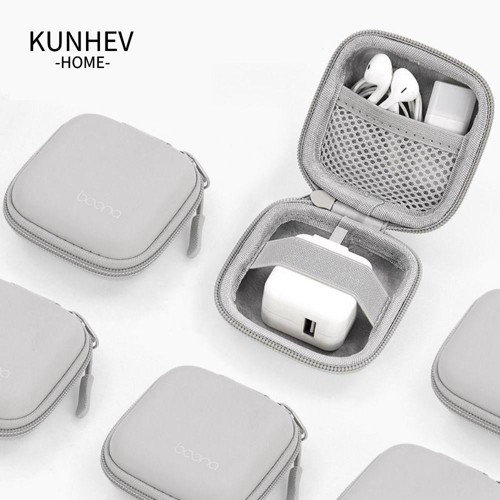 KUNHEV Túi EVA Mini Bảo Vệ Dây Cáp Dữ Liệu Tiện Dụng Ốp