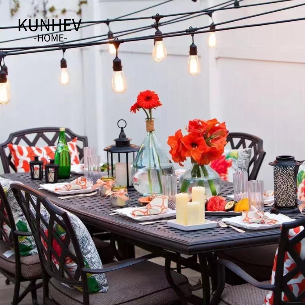 KUNHEV Dây Đèn Trang Trí 5m / 10m / 15m Phong Cách Retro