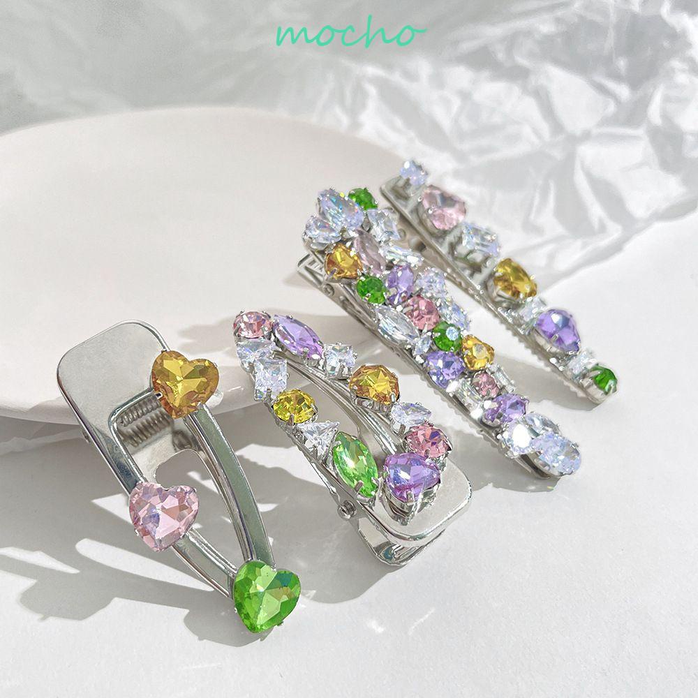 Kẹp Tóc Mỏ Vịt Rỗng Họa Tiết Hình Học Dễ Thương Cho Nữ