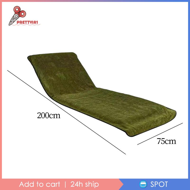 Đệm Bọc Ghế Ngồi Bãi Biển Bằng Sợi Micro Kích Thước 29.5x78.7inch Prettyia1