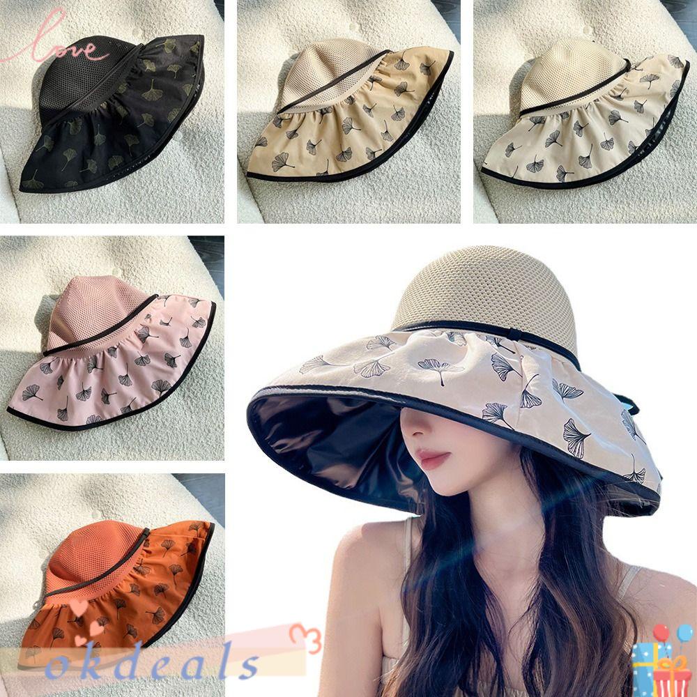 Mũ Bucket Panama Chống Nắng Có Thể Gấp Gọn Cho Nữ