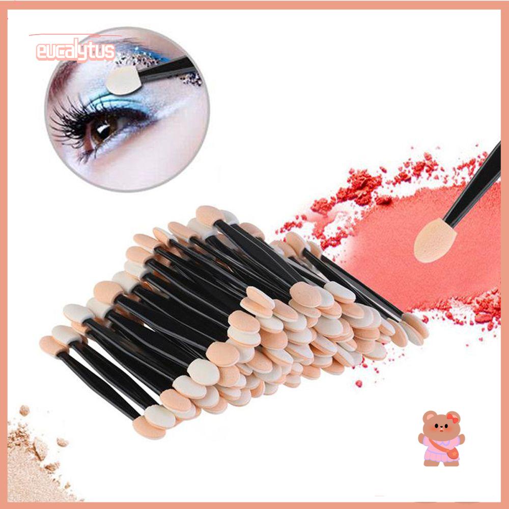 Bộ 50 Cọ Trang Điểm Mắt Hai Mặt Bằng Nhựa Tốt Cho Sức Khỏe