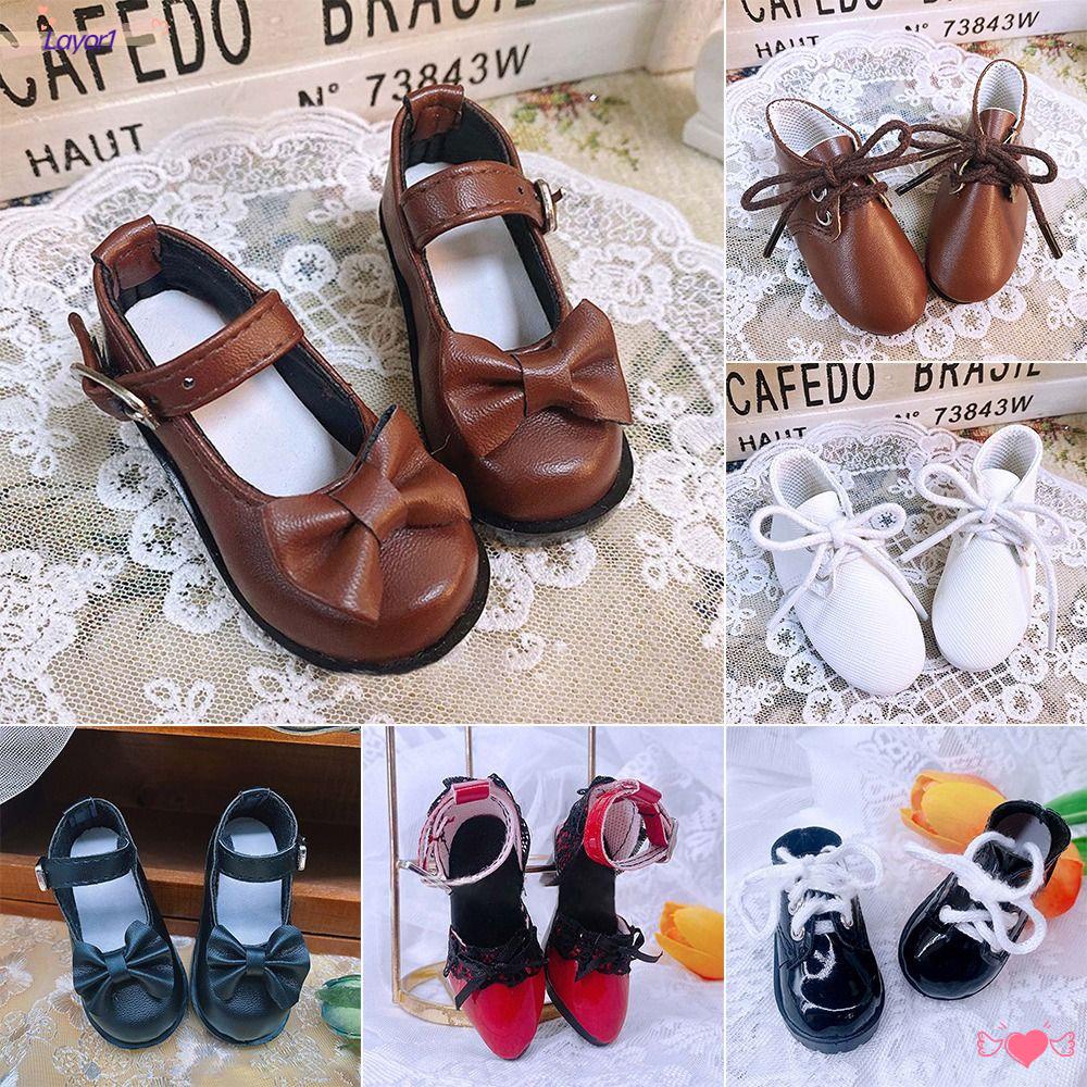 LAYOR1 Giày Búp Bê LAYOR1 Bằng Da PU Và Vải Kích Thước 1 / 3 7.5CM