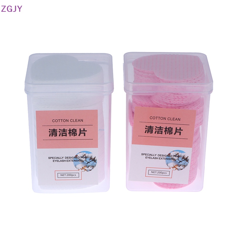 Hộp 200 Bông Tẩy Sơn Móng Tay Trái Tim Tiện Lợi Mới