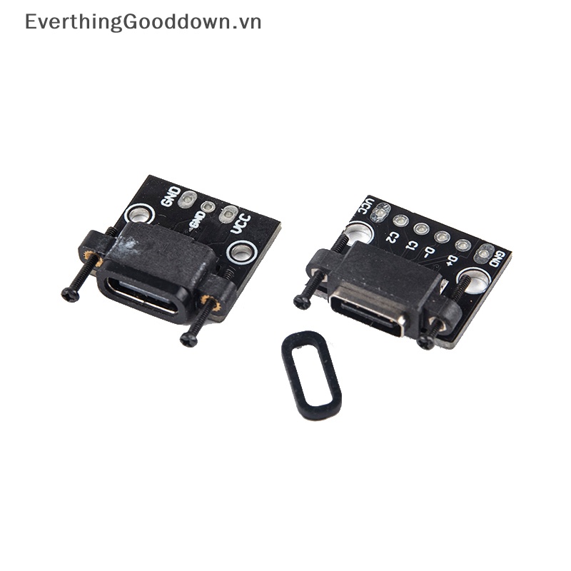 1 Bảng Mạch Kiểm Tra Cổng Type-C USB 3.1 PCB Kèm Ốc Vít Nối Type C 12P Chuyên Dụng