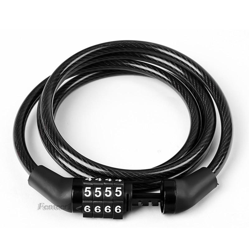 Dây Cáp Khóa Xe Đạp 4 Chữ Số Fenteer1