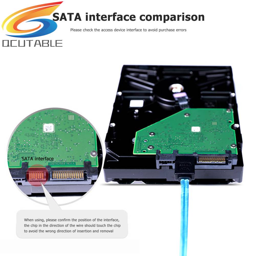 Cáp Dữ LiệU SATA III 6Gbps SAS Cho MáY Chủ SATA 7 Pin Sang SATA 7 Pin