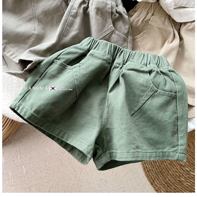 Quần Short Vải cotton Màu Kẹo Phong Cách Hàn Quốc Thời Trang Mùa Hè Cho Bé Trai