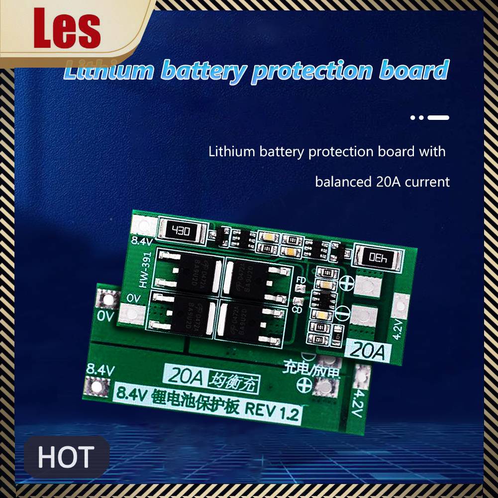 Bảng MạCh SạC Pin Lithium HW-391 2S 20A 18650 BMS