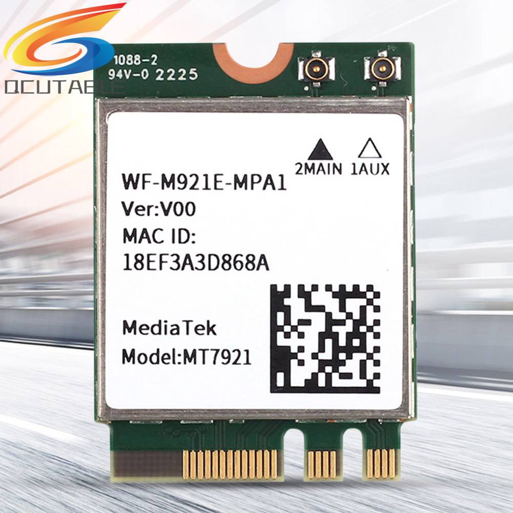 Thẻ Mạng Không Dây MT7921 1200Mbps Băng Tần Kép 2.4Ghz / 5Ghz Cho Laptop
