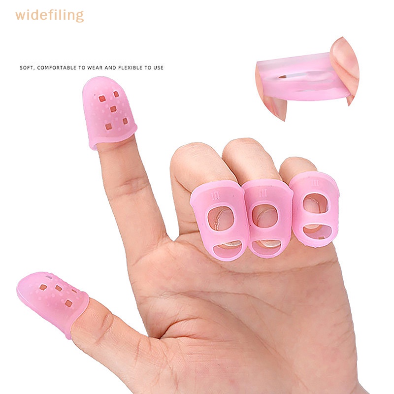 Bộ 5 Miếng Silicone Bảo Vệ Ngón Tay Khi Chơi Đàn Guitar / Ukulele