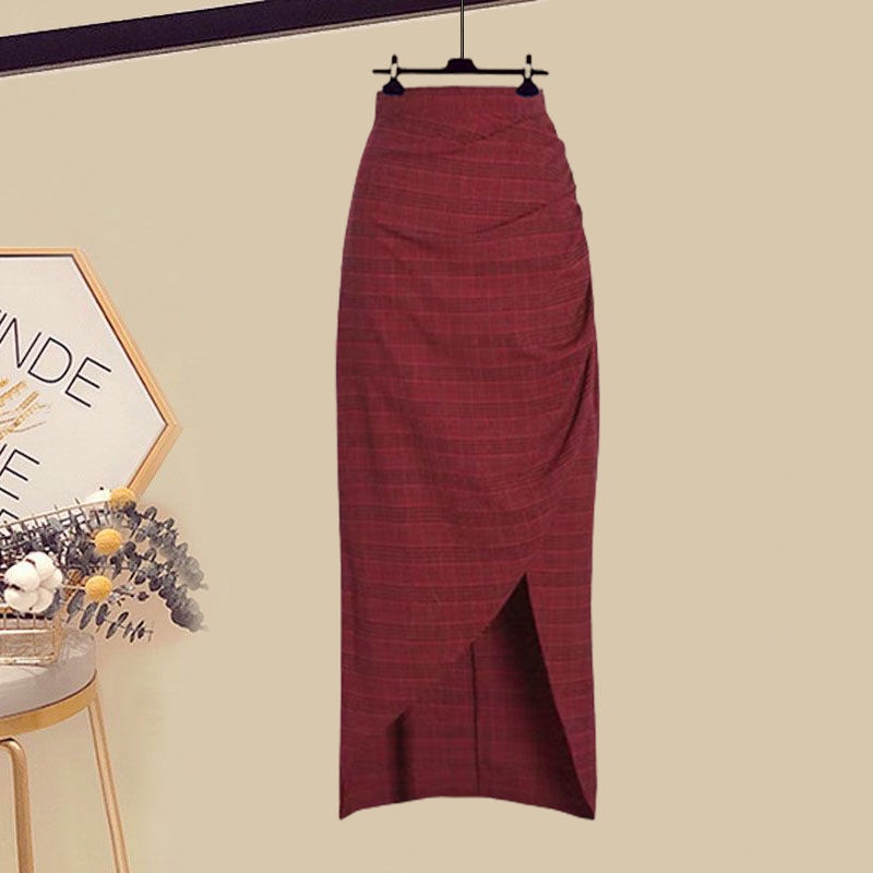 Set Áo Sơ Mi Ba Lỗ + Chân Váy Thời Trang Hàn Quốc 2023 Cho Nữ#0620#