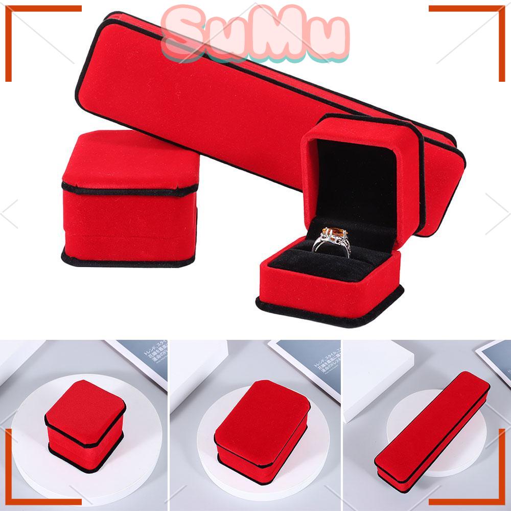 SUMU Hộp Đựng Trang Sức Chất Liệu Flannel Cao Cấp Tiện Lợi Dễ Sử Dụng