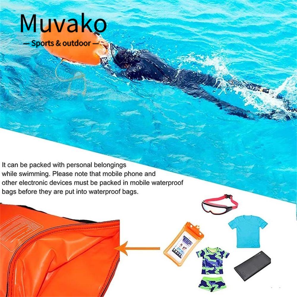 MUVAKO Túi Khí Đôi Bằng PVC Thể Thao 20L Mavako An Toàn Cho Hoạt Động Bơi Lội