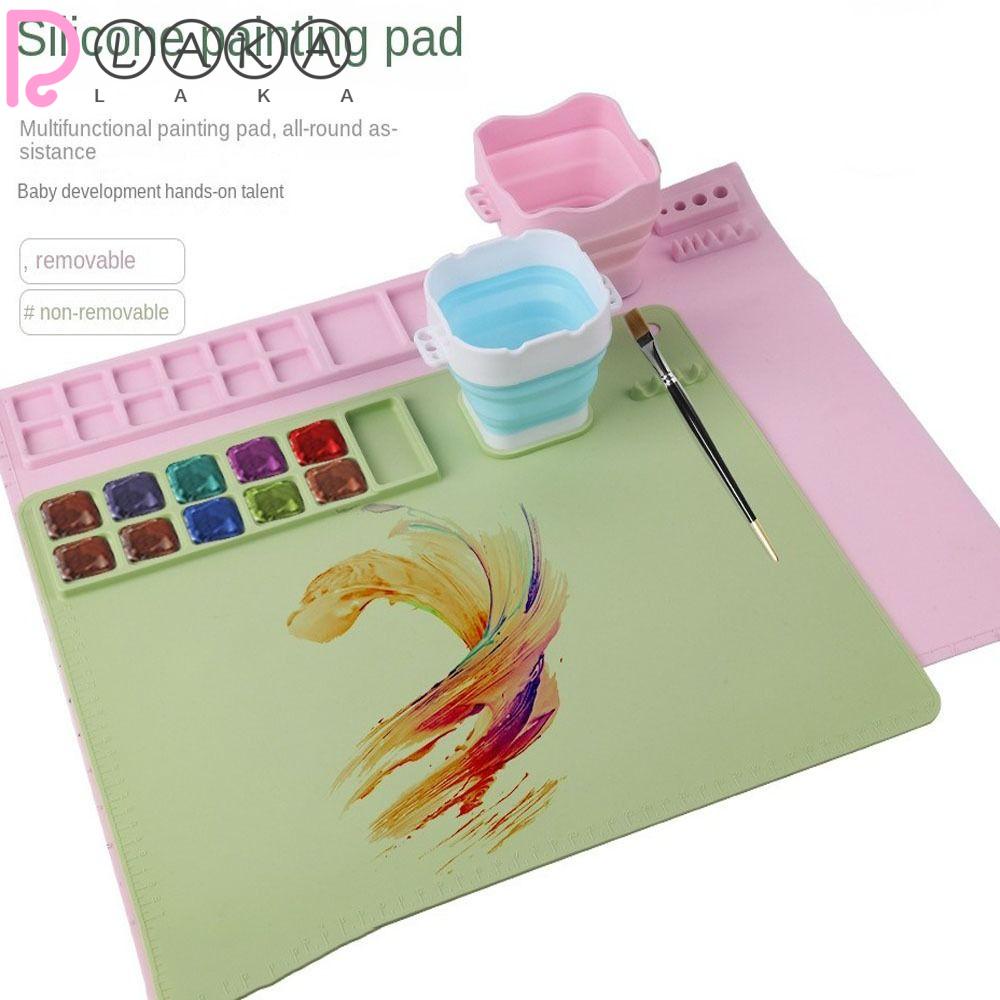 LAKAMIER Thảm Vẽ Bằng Silicone Chống Nước Tiện Dụng
