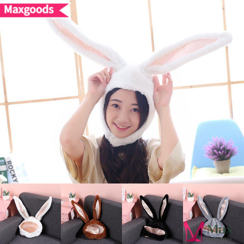 MAXG Mũ Tai Thỏ Bằng Lông Nhung Dễ Thương Xinh Xắn