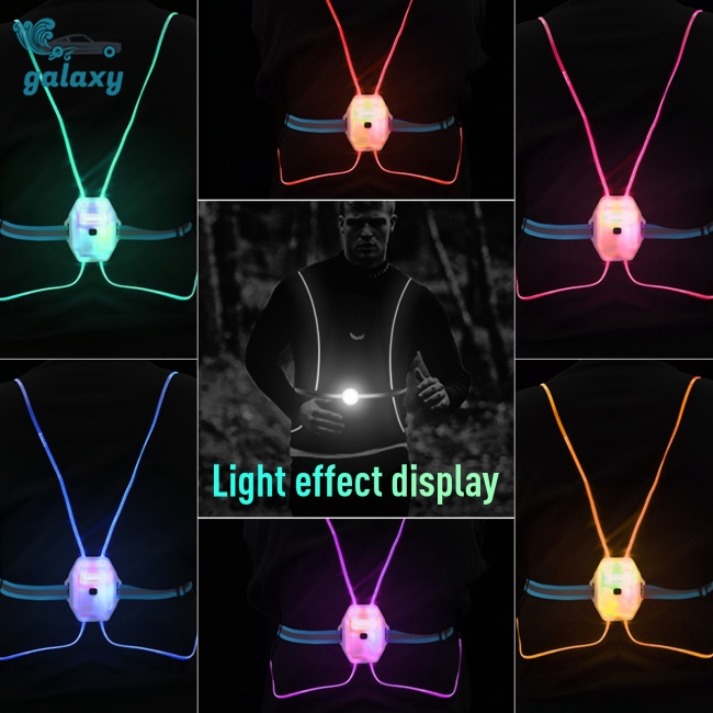 Galaxy Áo Bảo Hộ Có Đèn Led Sạc Usb Chống Thấm Nước