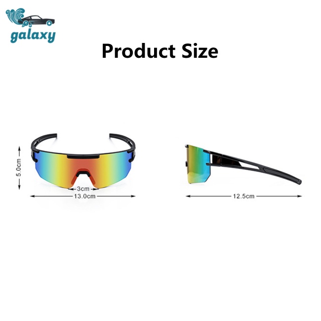 Galaxy Kính Mát Phân Cực Chống Tia Uv Chống Gió Dùng Chạy Xe Ngoài Trời Cho Nam Và Nữ