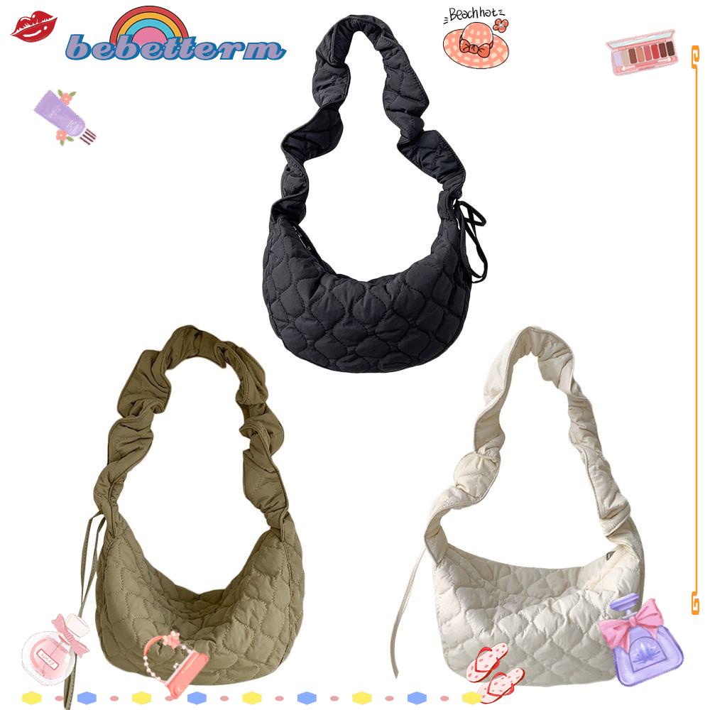 BEBETTERM Túi Đeo Vai Chất Liệu Cotton Cao Cấp Thời Trang Dành Cho Nữ