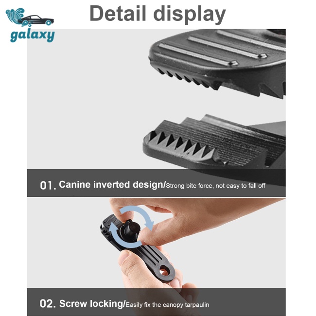 Galaxy Set 10 Kẹp Lều Chống Gió Tiện Lợi