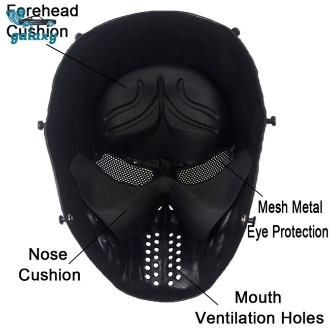 Mặt Nạ galaxy M06 Hình Đầu Lâu Có Thể Điều Chỉnh Kích Thước Trang Trí Tiệc Ngoài Trời