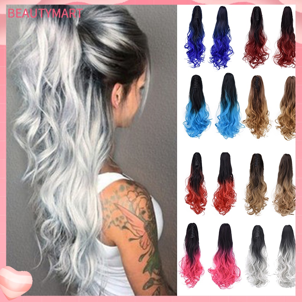 Bộ Tóc Giả Dài Xoăn Bằng Sợi Tổng Hợp Cách Nhiệt Dành Cho Nữ