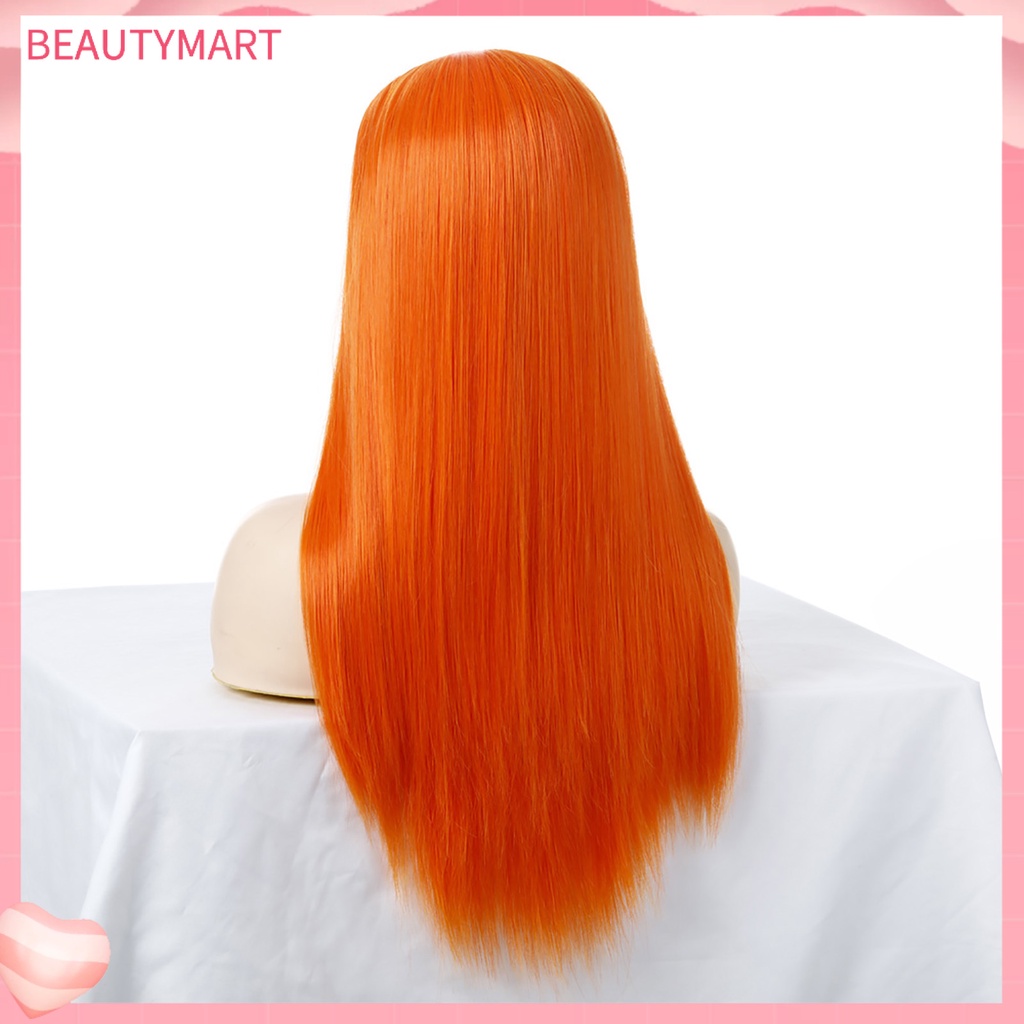 Bộ Tóc Giả Dài Thẳng Bằng Sợi Tổng Hợp Dành Cho Nữ